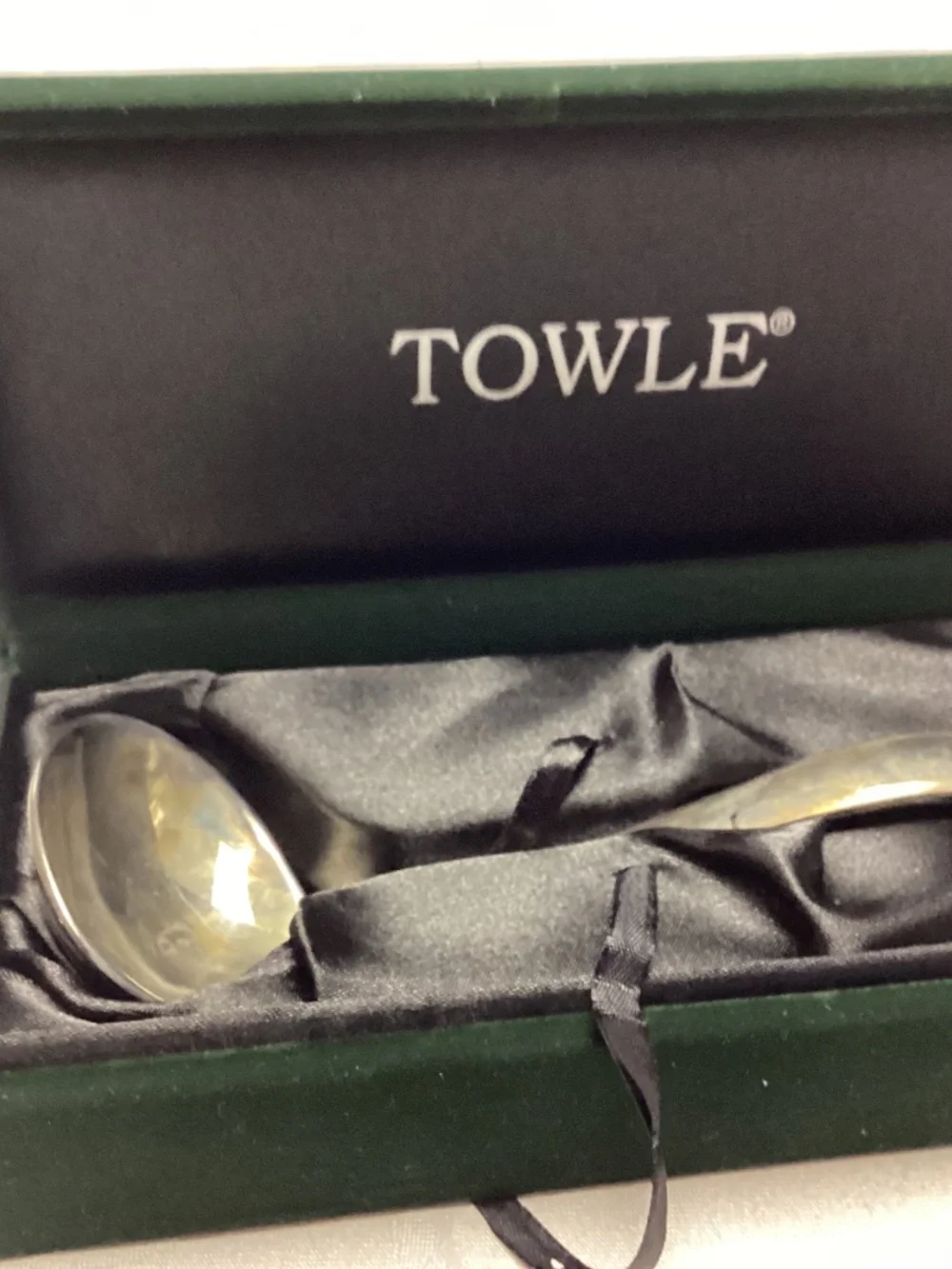 TOWLE boxed serving spoon new
